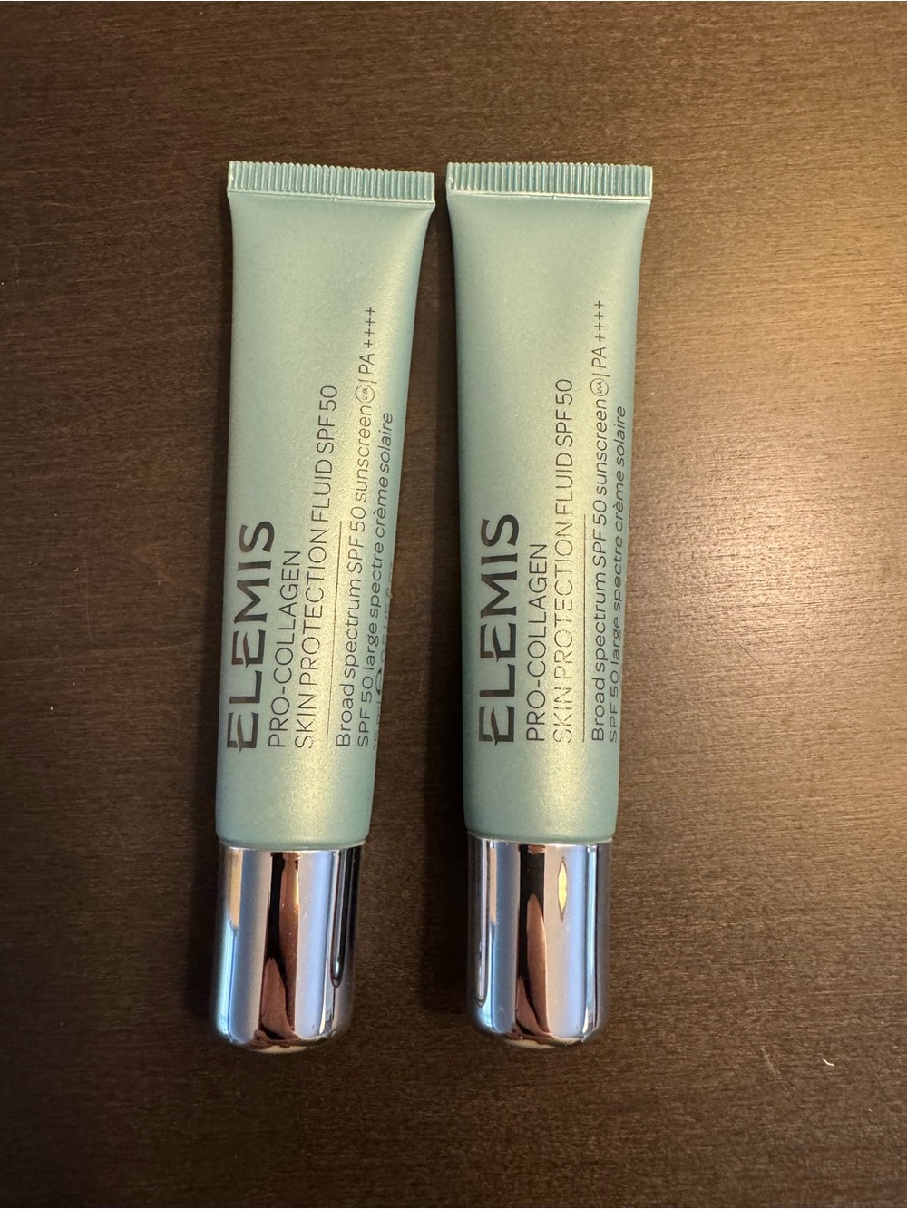 Elemis Pro Collagen Skin Protection Fluid SPF50 15 ml .5 oz Travel Size NEW X2